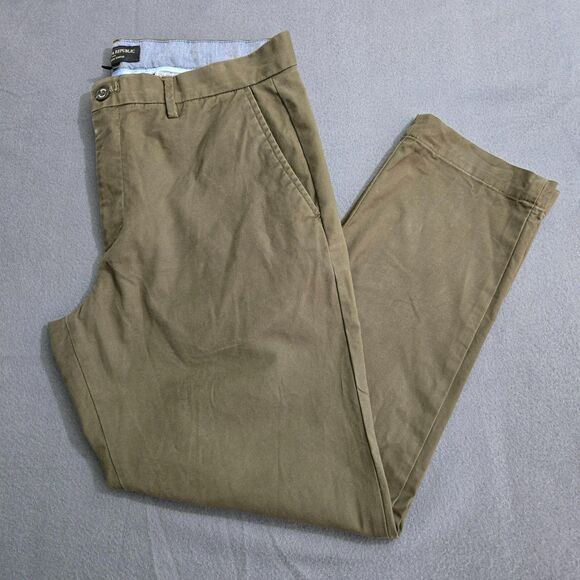 Banana Republic Other - Banana Republic Pants Men 34x30 Mason Chino Beige Straight Casual Preppy